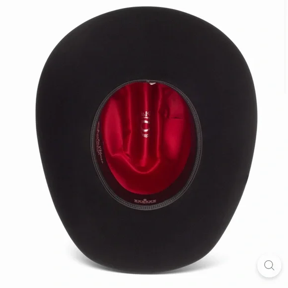 Charlie 1 Horse by Resistol 6X CASH WESTERN HAT Black New in Box Never Wore - Picture 6 of 7